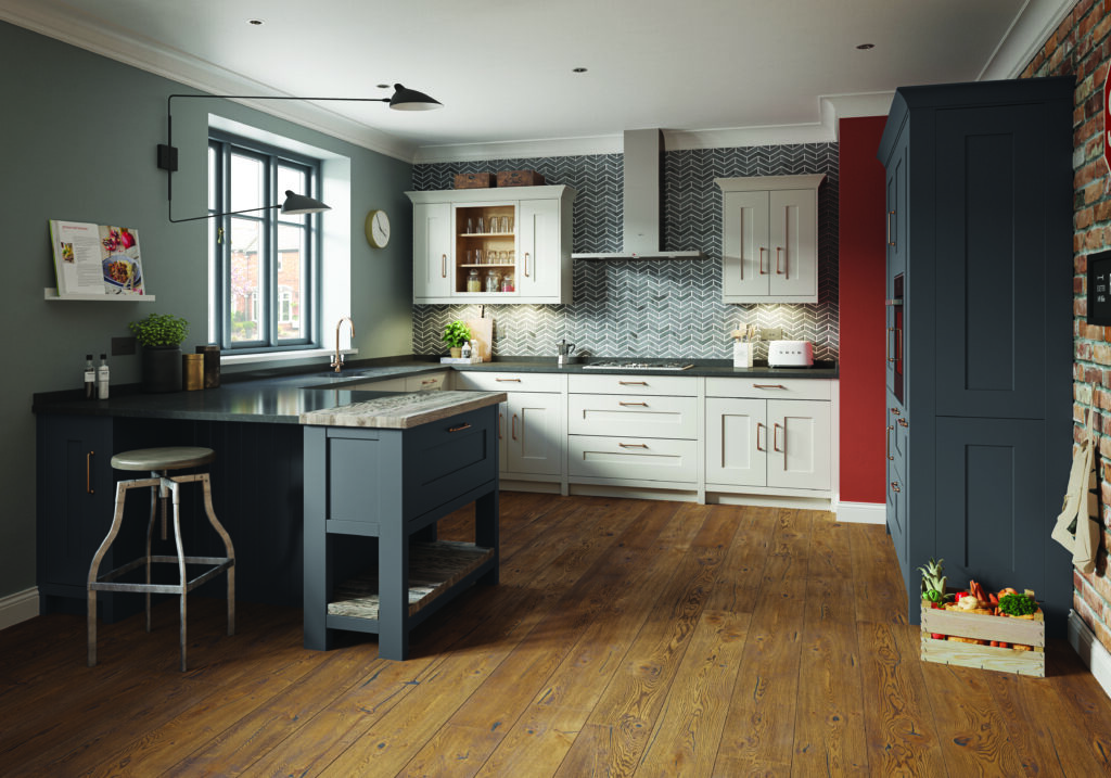 Fitzroy Kitchen in Dove Grey and Graphite