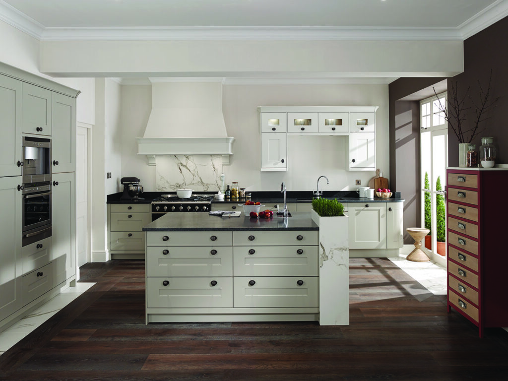 Fitzroy Kitchen in Porcelain and Stone
