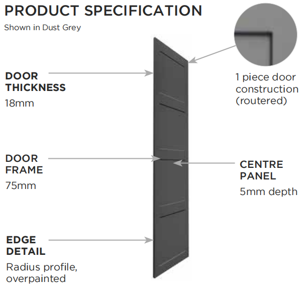 Hunton bedroom product specification