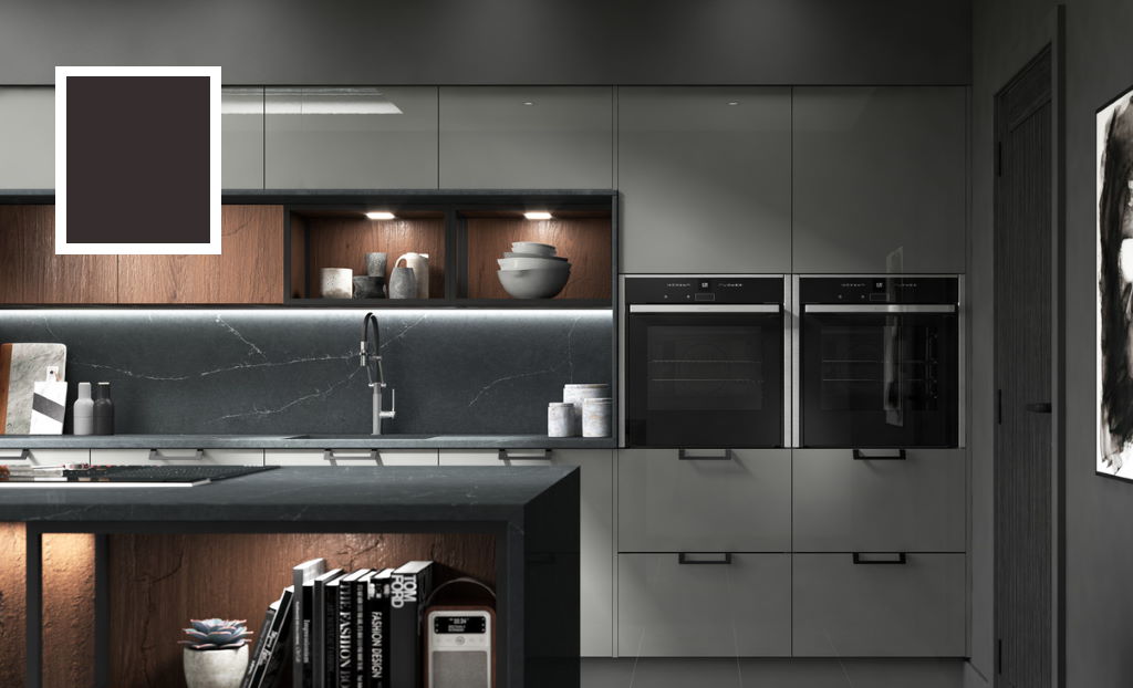 Porter Kitchen in Gloss Graphite