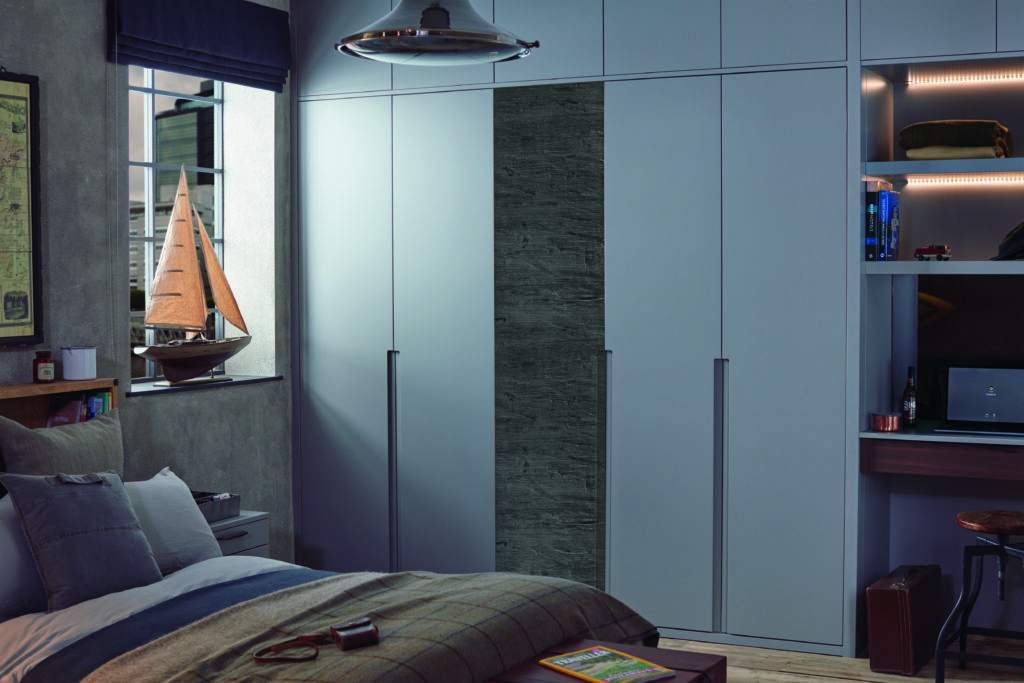 Sculpt Bedroom in Anthracite