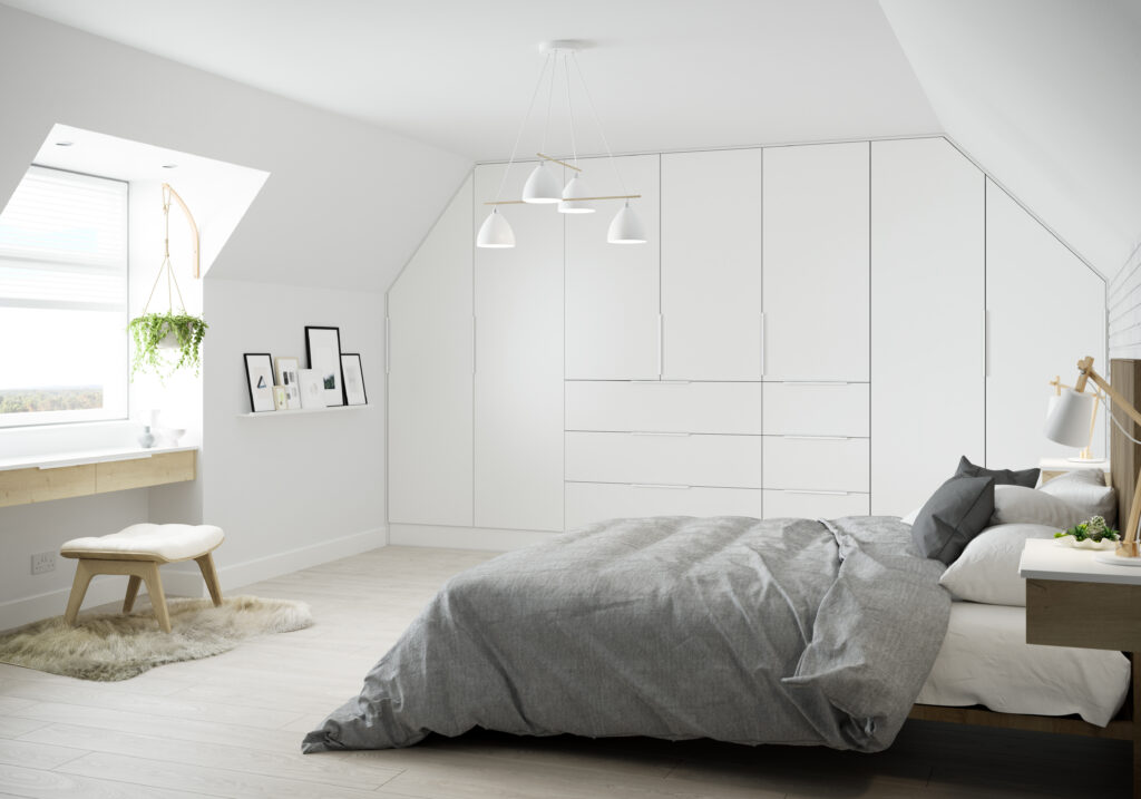 Unity Bedroom in Supermatt White